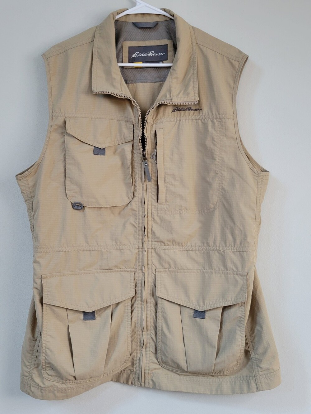 Eddie Bauer Travex Rip Stop Utility Vest Mens Size TL Fishing Tactical Outdoor